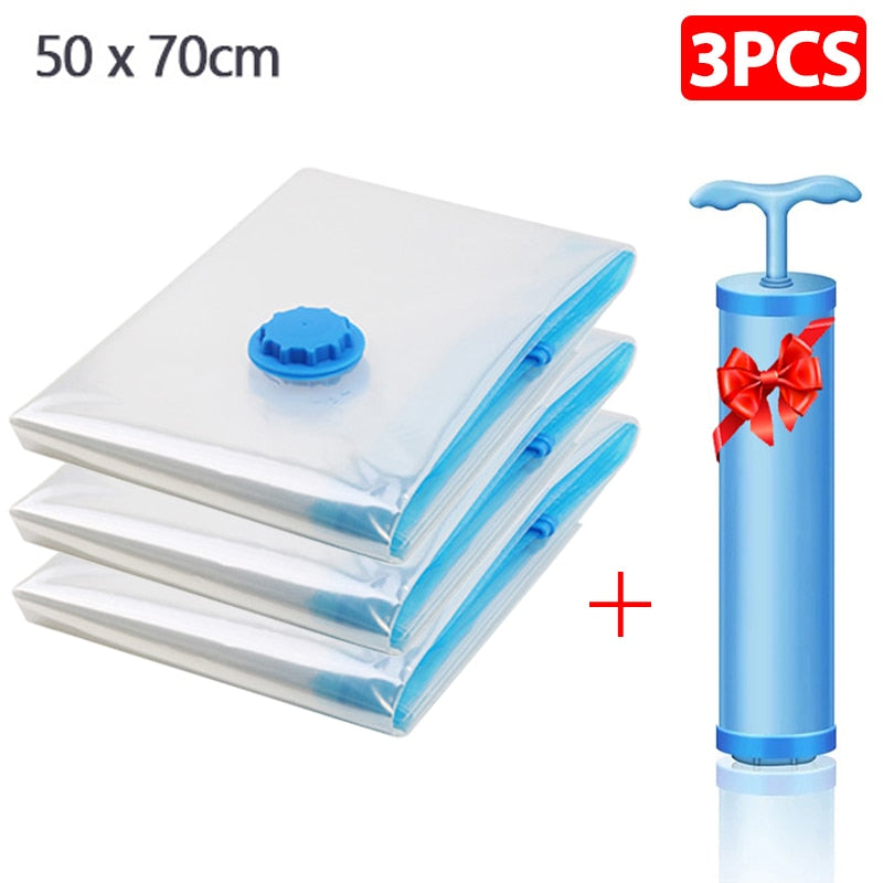 Mini Compressor para roupas e alimentos
